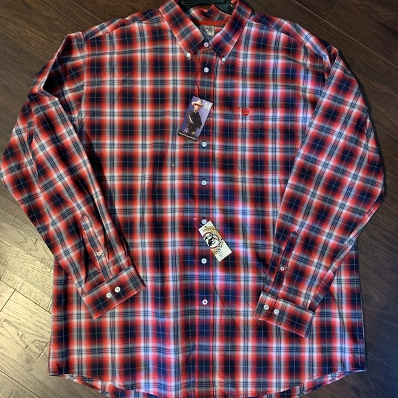 NWT* Cinch Button Down Shirt XXL